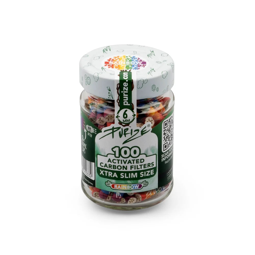 100 PURIZE® XTRA Slim Size | Glas Rainbow