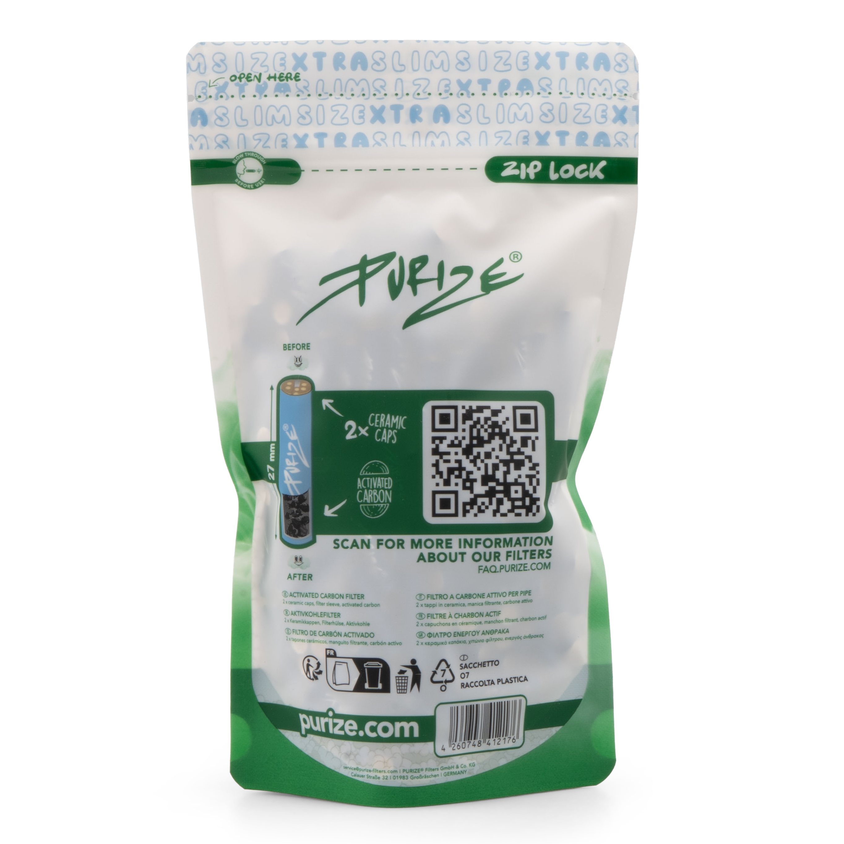 250 PURIZE® XTRA Slim Size | Blau