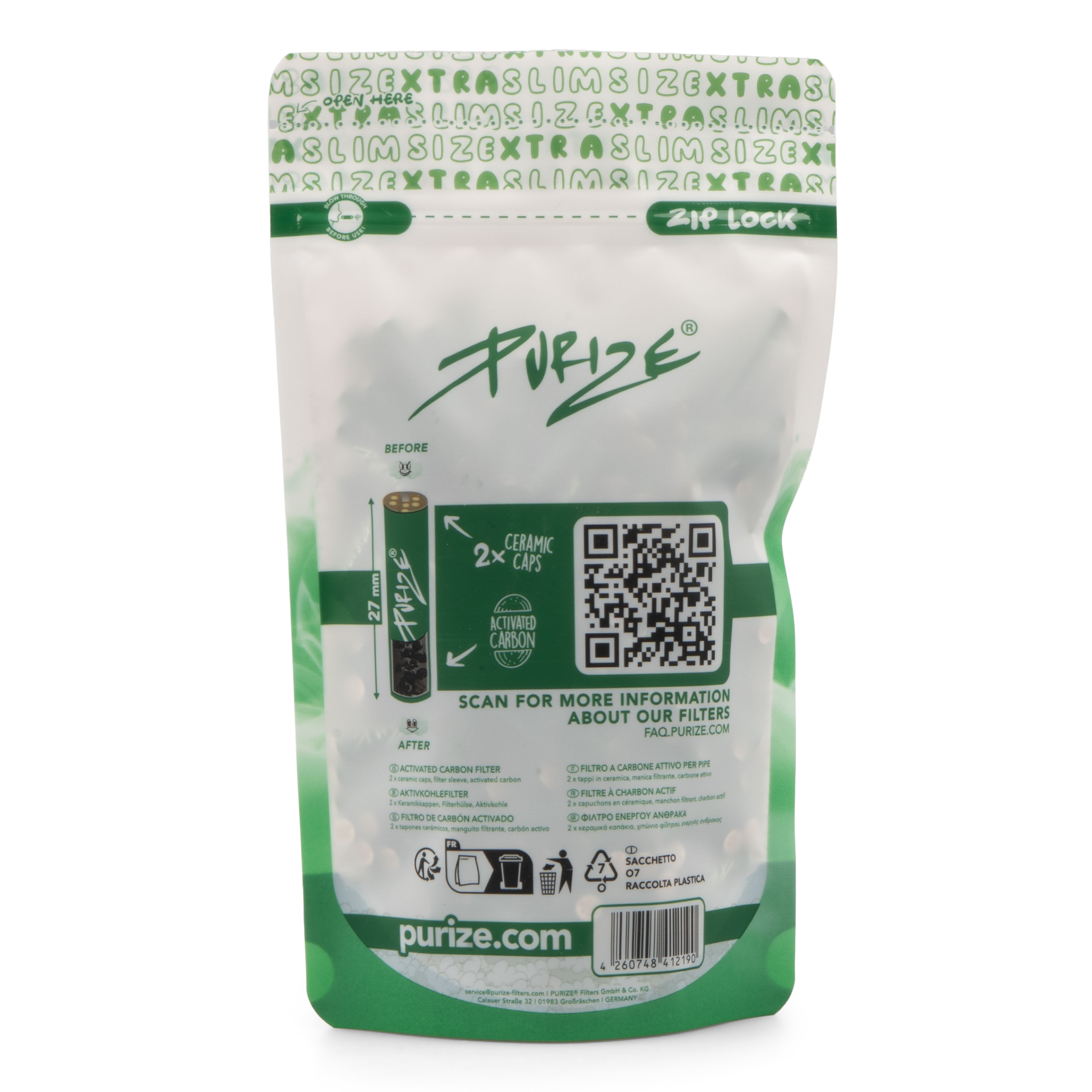 250 PURIZE® XTRA Slim Size | Grün