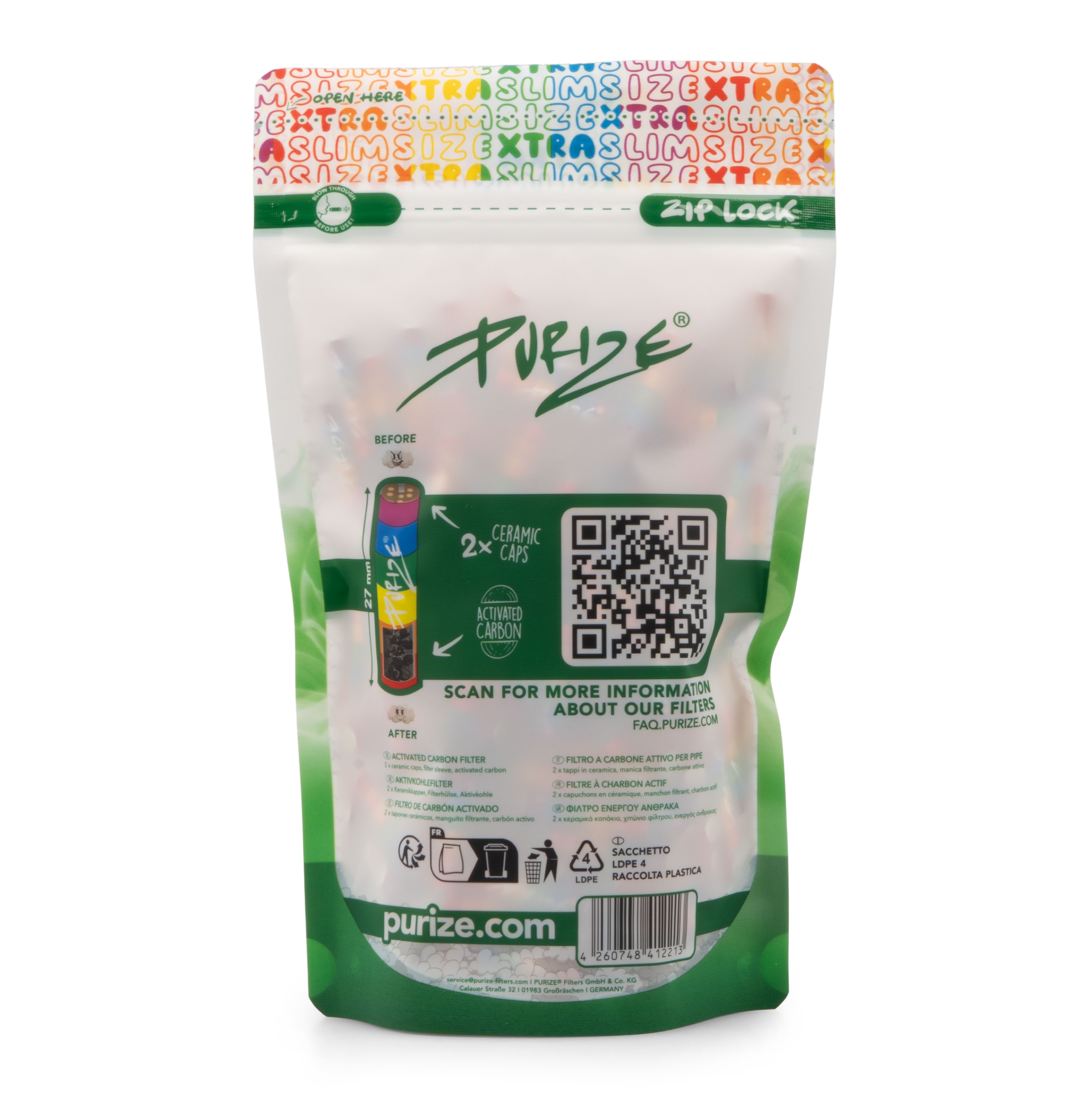 250 PURIZE® XTRA Slim Size | Rainbow