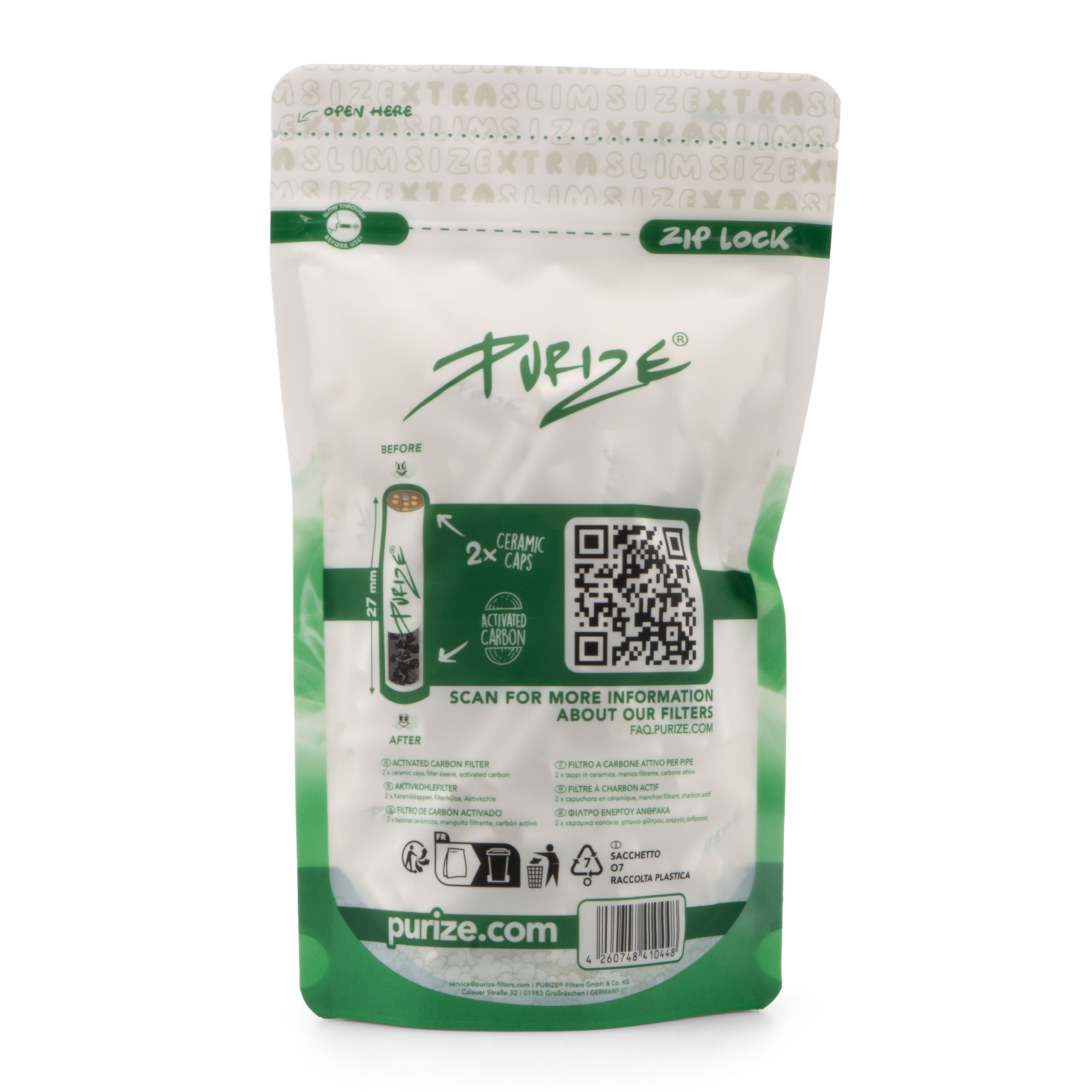 250 PURIZE® XTRA Slim Size | Weiss