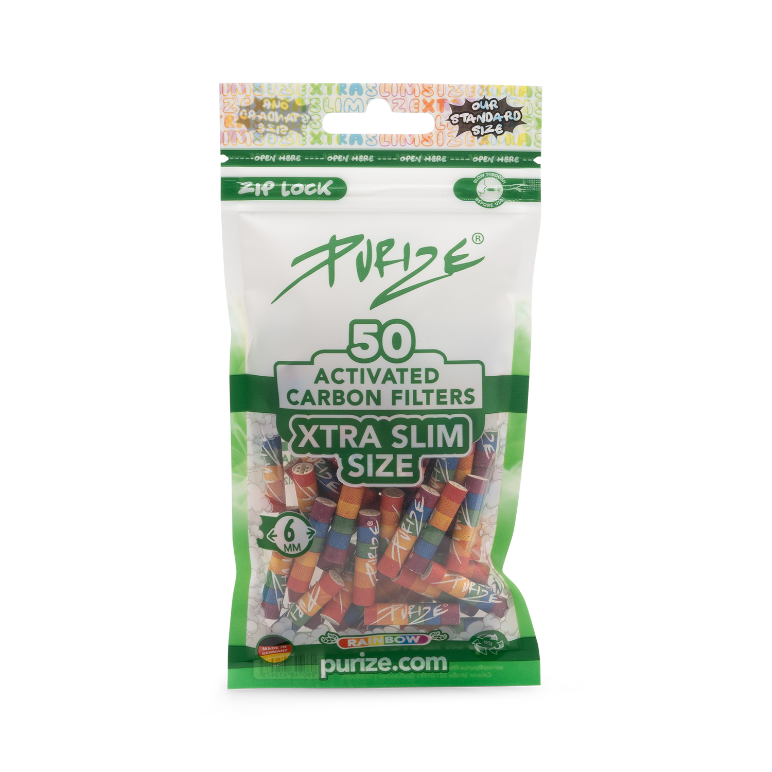 50 PURIZE® XTRA Slim Size | Rainbow
