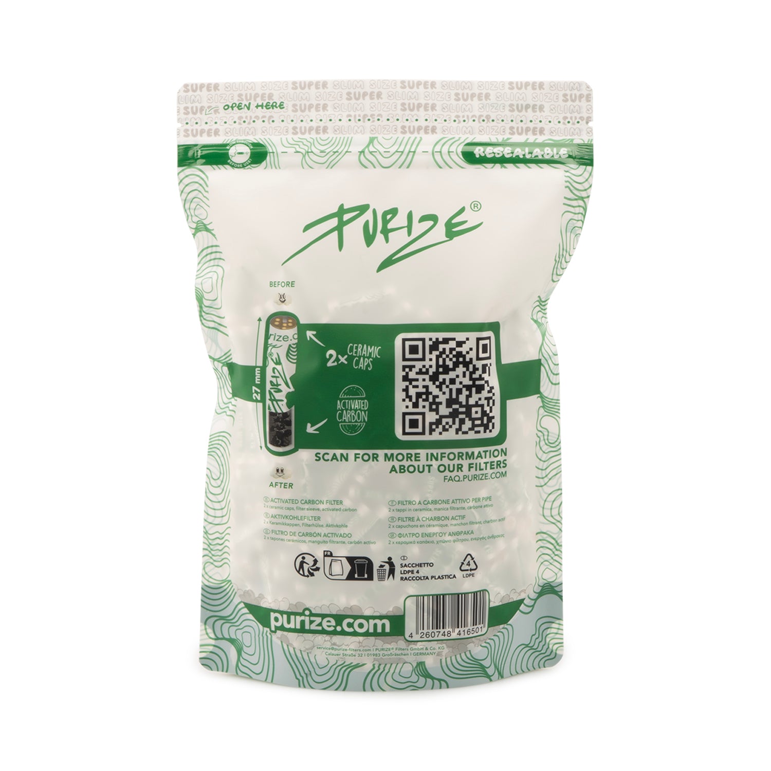 500 PURIZE® Super Slim Size