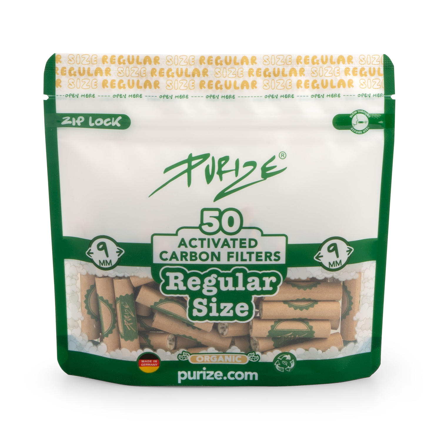 50 PURIZE® Regular Size | Organic