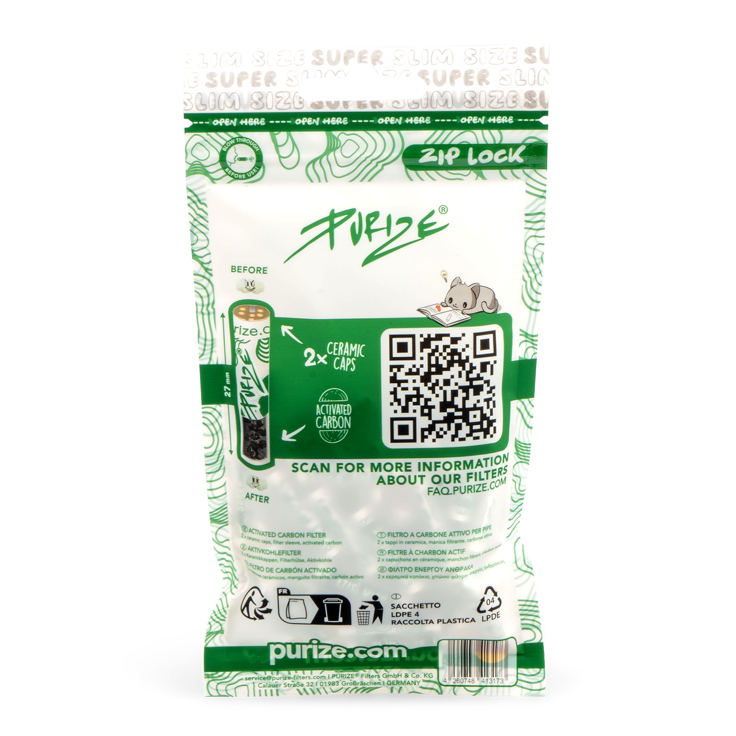 50 PURIZE® Super Slim Size