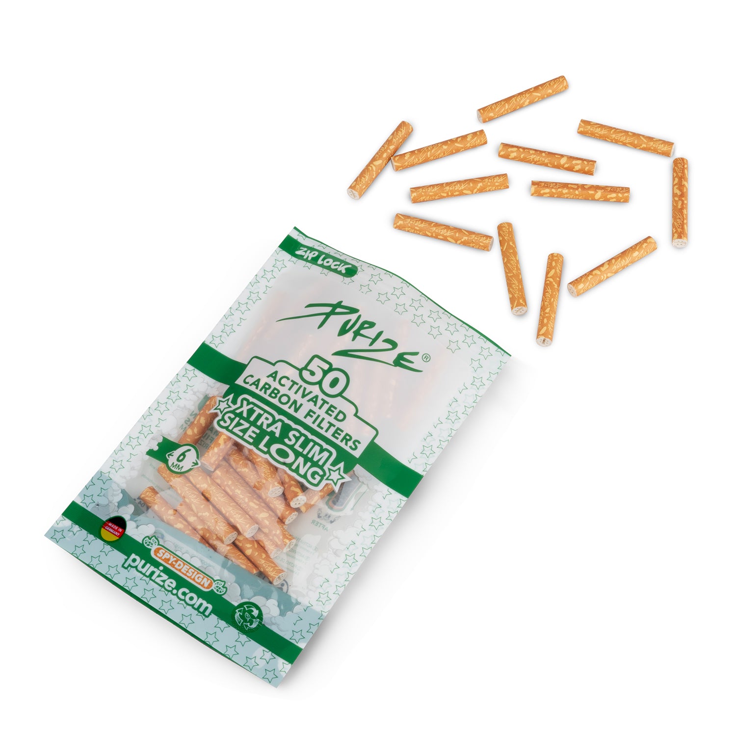 50 PURIZE® XTRA Slim Size Long | Spy