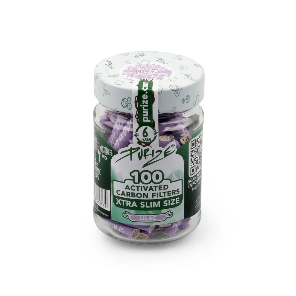 100 PURIZE® XTRA Slim Size | Glas Lilac