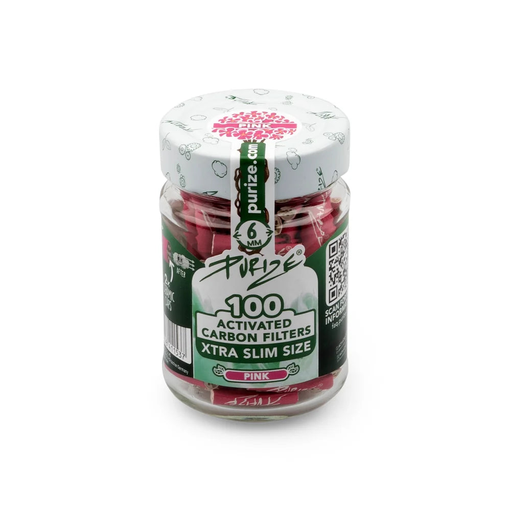 100 PURIZE® XTRA Slim Size | Glas Pink