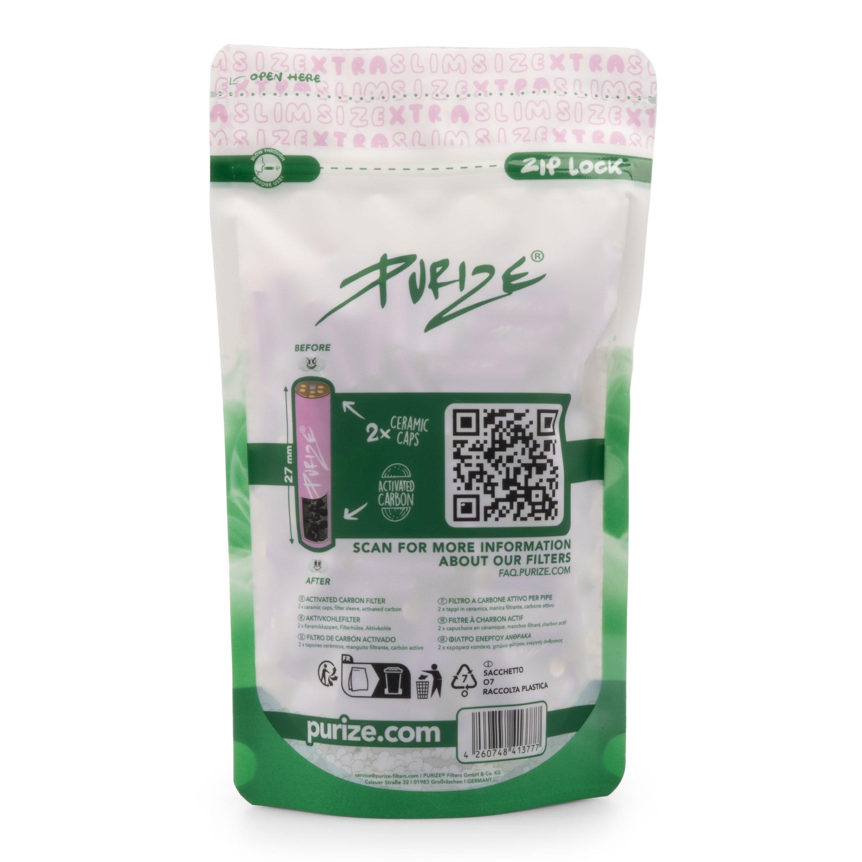 250 PURIZE® XTRA Slim Size | Lilac