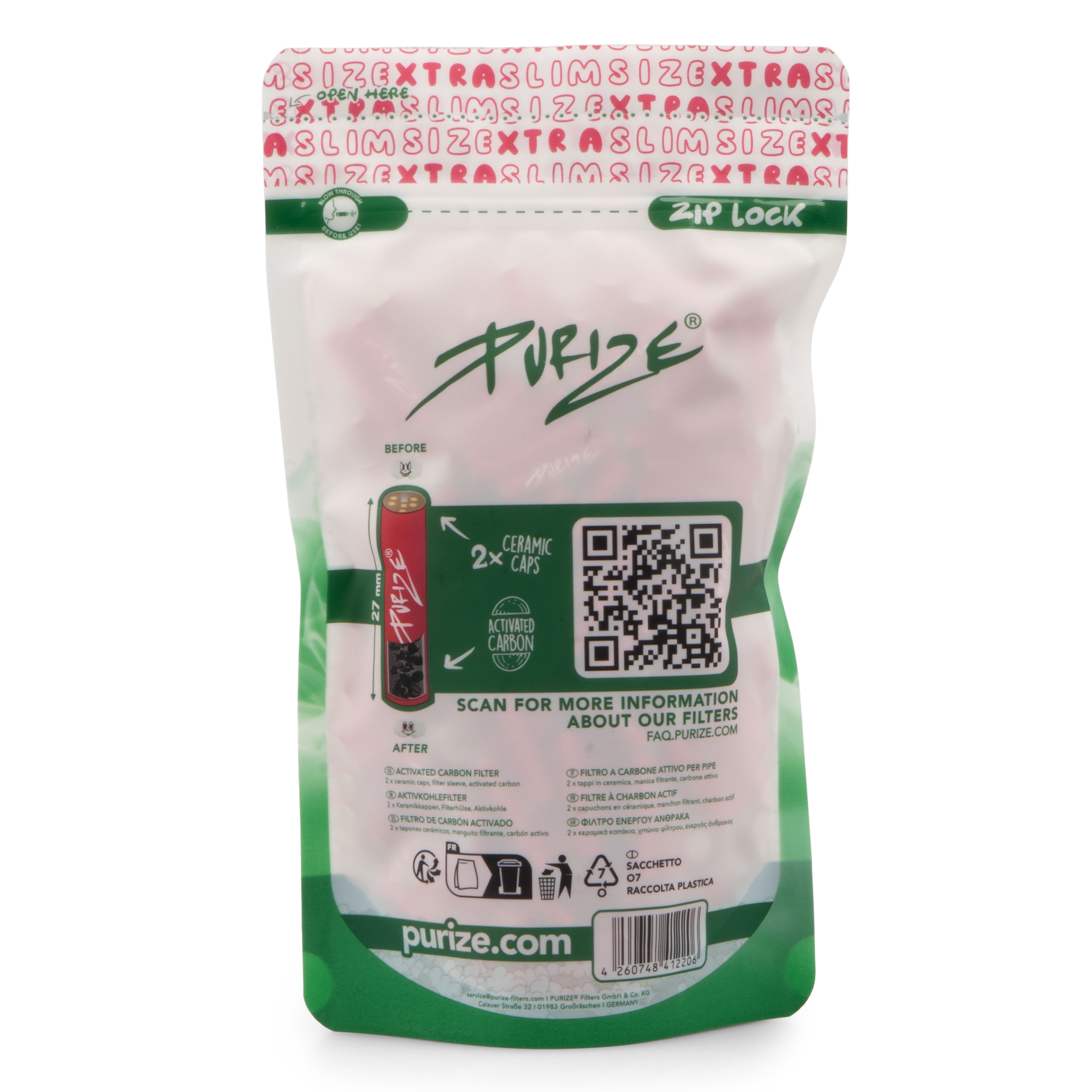 250 PURIZE® XTRA Slim Size | Pink