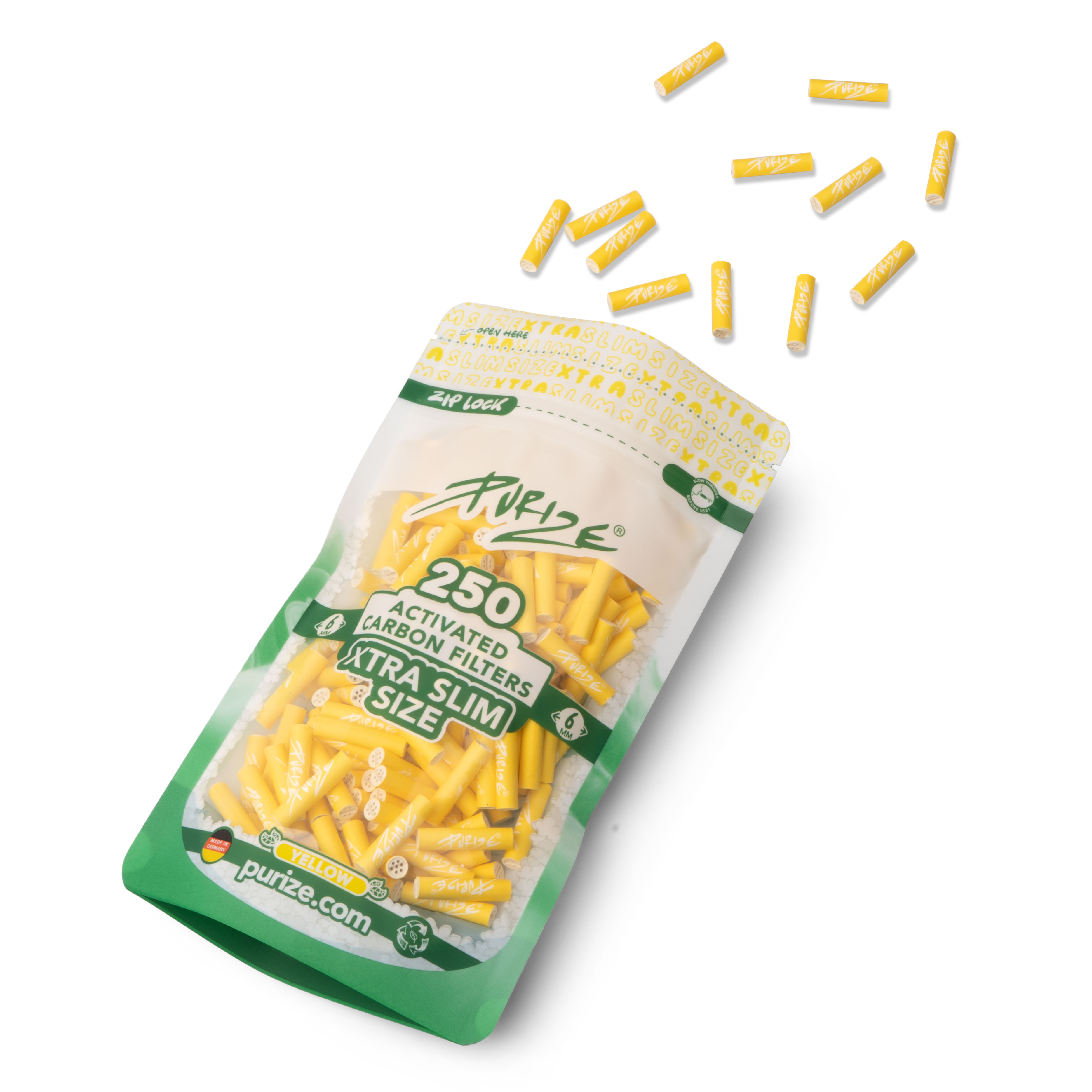 250 PURIZE® XTRA Slim Size | Yellow