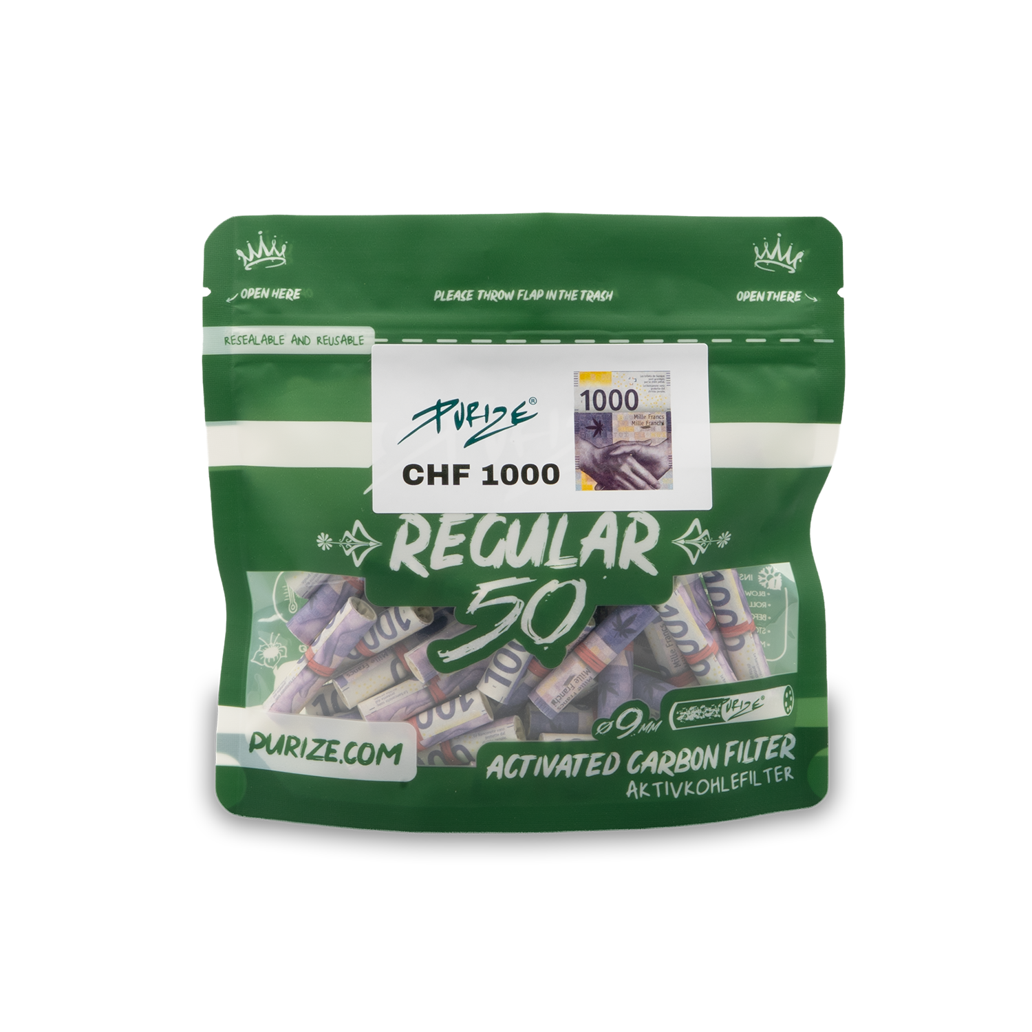 50 PURIZE® Regular Size | 1000 Franken Edition (Limited)