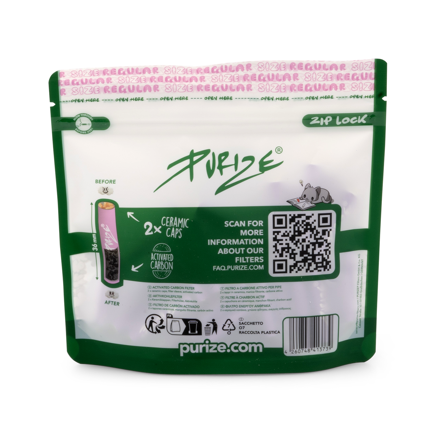 50 PURIZE® Regular Size | LILAC