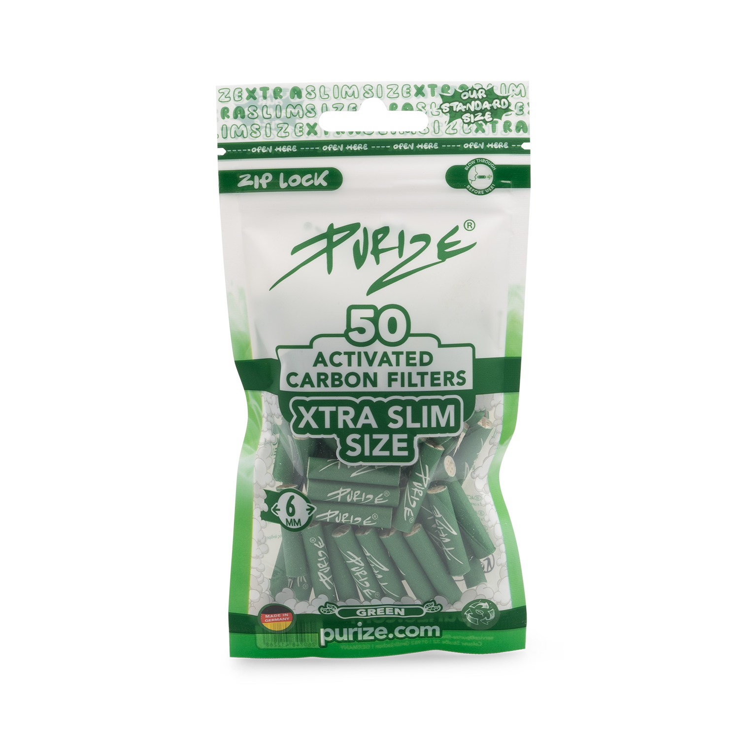 50 PURIZE® XTRA Slim Size | Grün