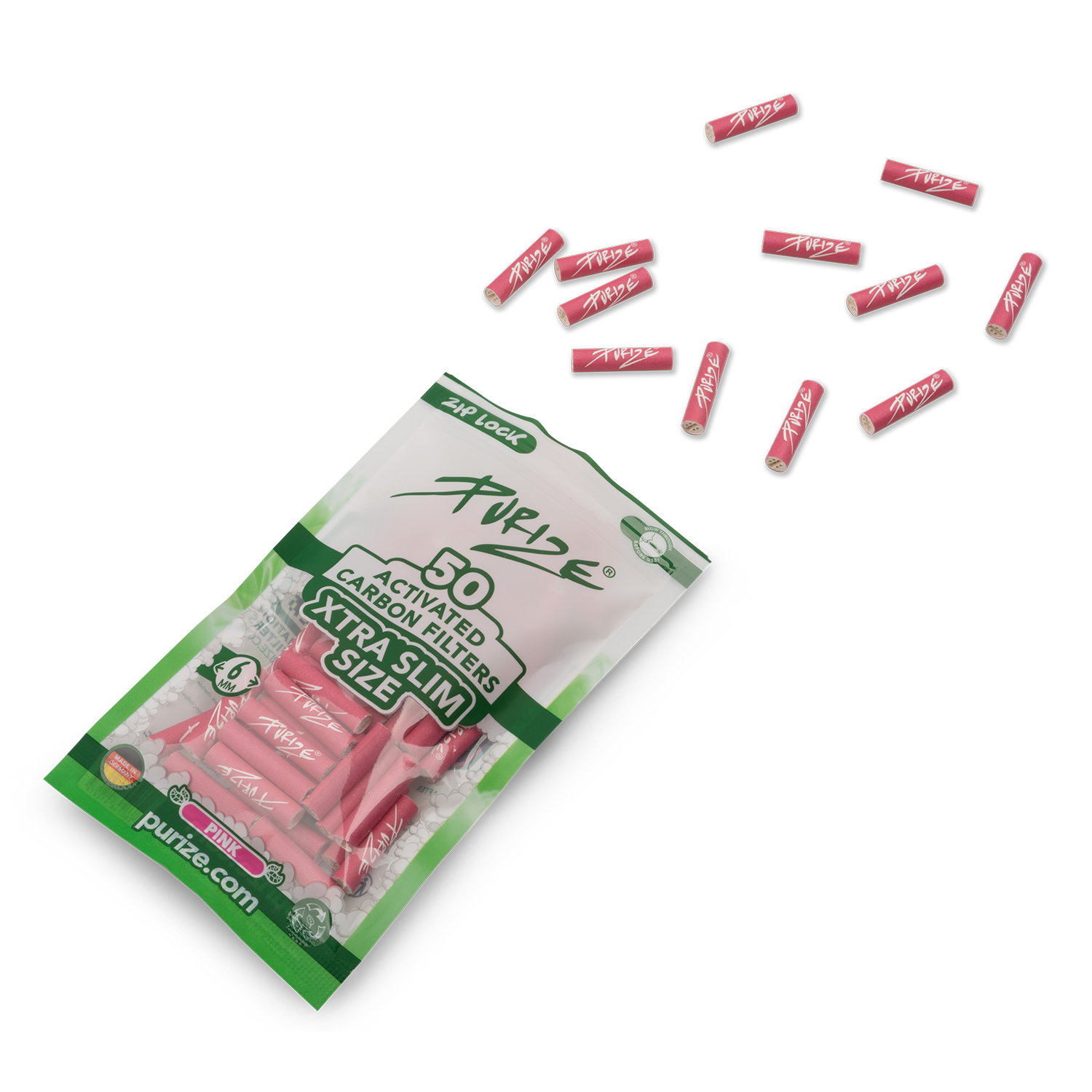 50 PURIZE® XTRA Slim Size | Pink