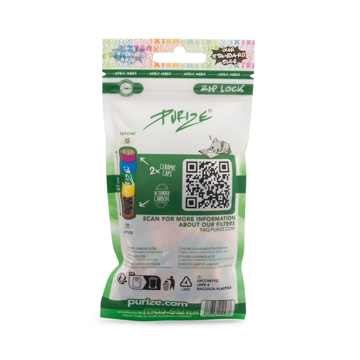 50 PURIZE® XTRA Slim Size | Rainbow