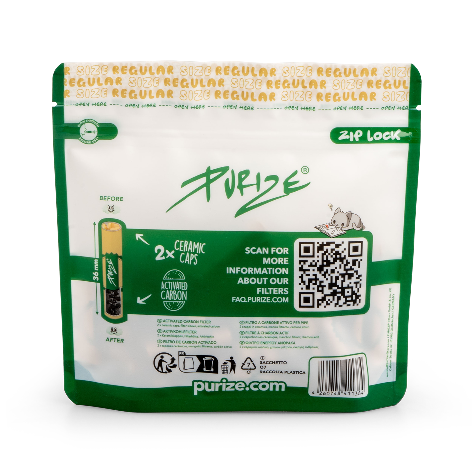 50 PURIZE® Regular Size | Organic