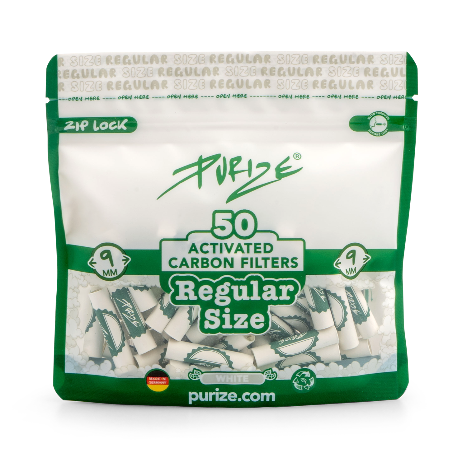 50 PURIZE® Regular Size | Weiss