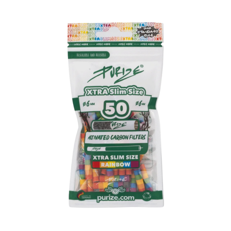 50 PURIZE® Xtra Slim Size | Rainbow