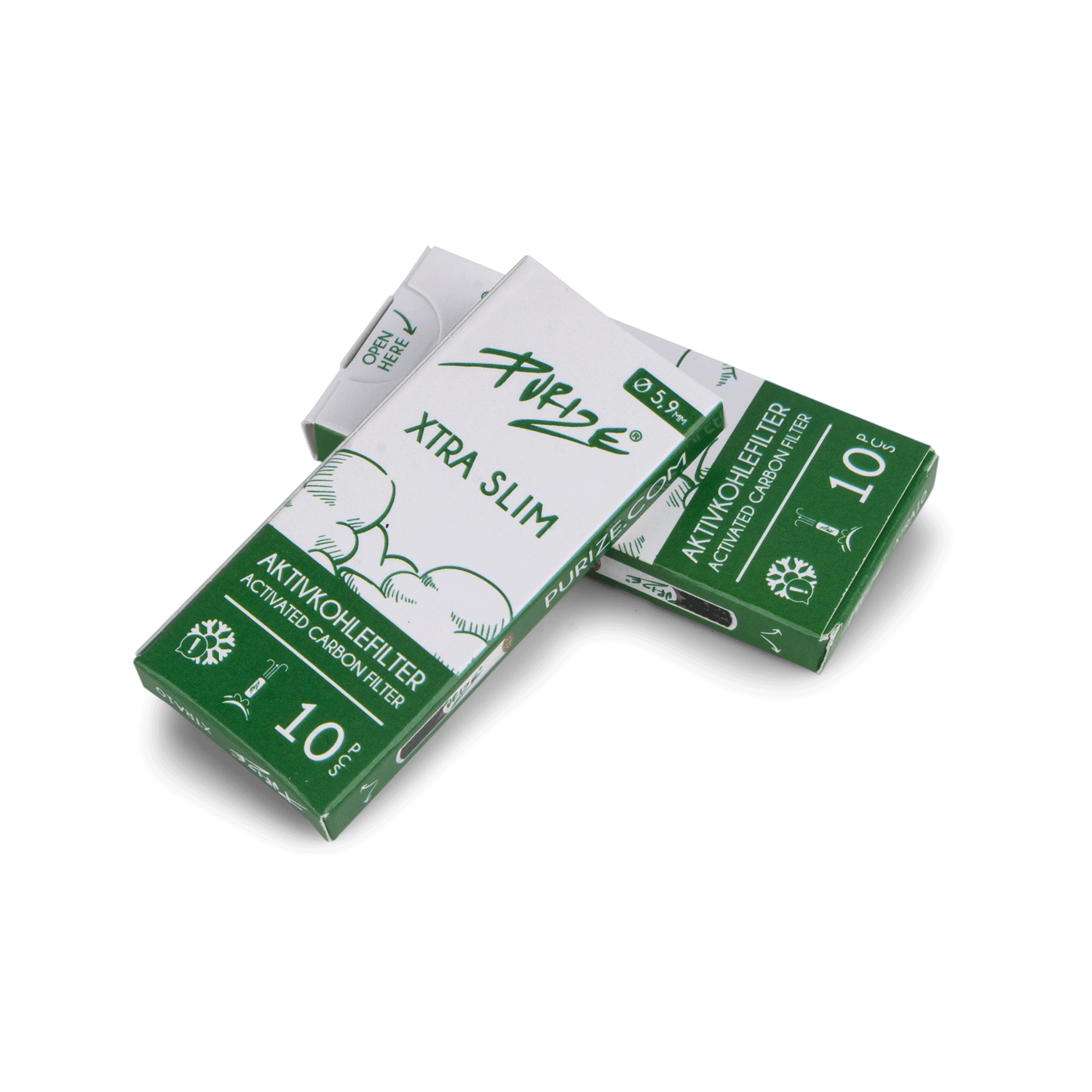 10 PURIZE® XTRA Slim Size | Weiss