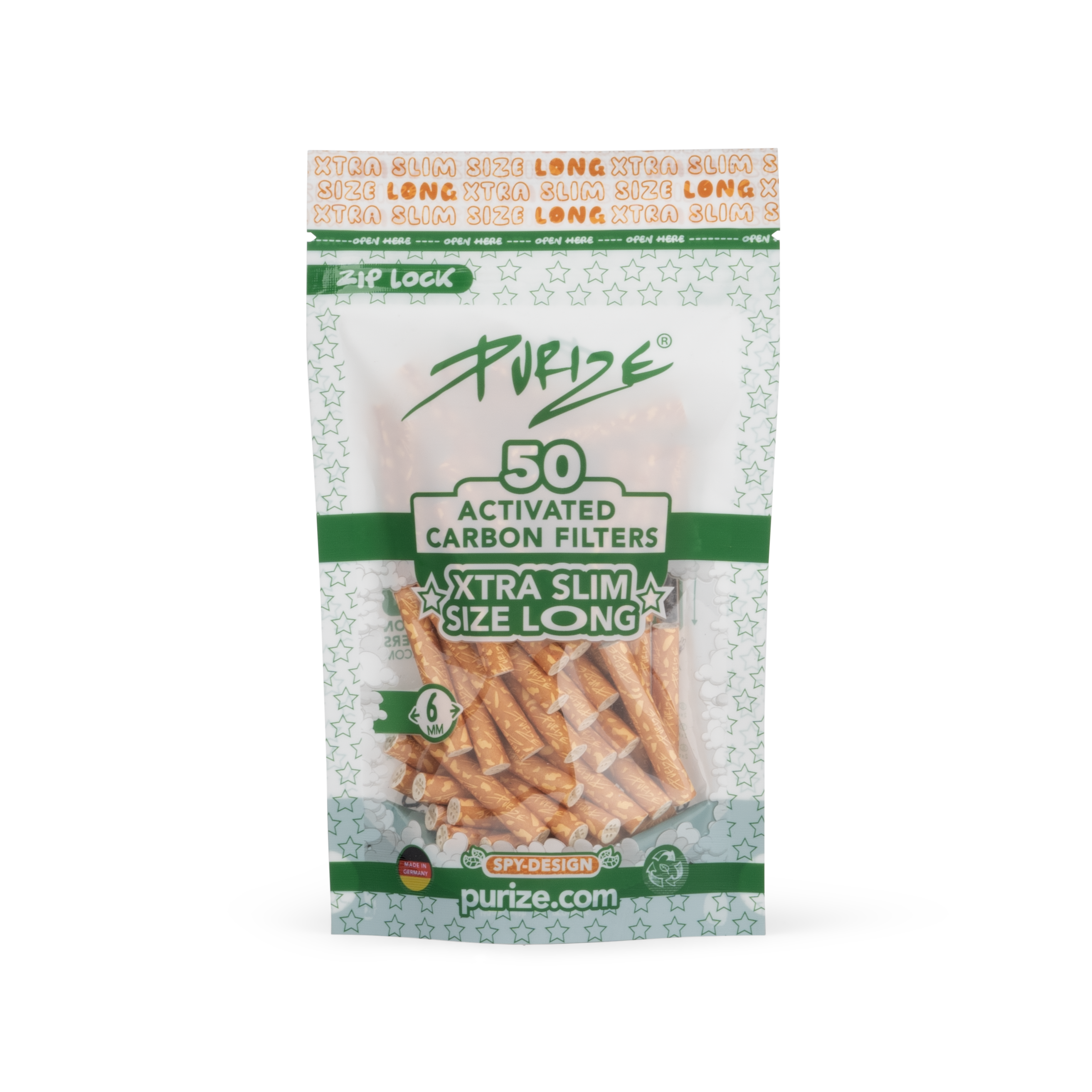 50 PURIZE® XTRA Slim Size Long | Spy